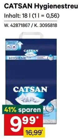 Lagerhaus CATSAN Hygienestreu Angebot