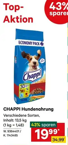 Lagerhaus CHAPPI Hundenahrung Angebot
