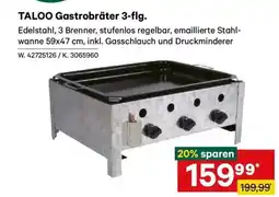 Lagerhaus TALOO Gastrobräter 3-flg. Angebot