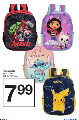 Zeeman Rucksack Angebot