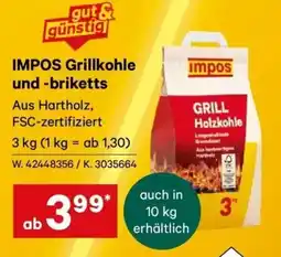 Lagerhaus IMPOS Grillkohle Angebot