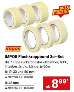 Lagerhaus IMPOS Flachkreppband 3er-Set Angebot