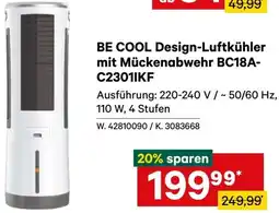 Lagerhaus BE COOL Design-Luftkühler mit Mückenabwehr BC18A- C23011KF Angebot