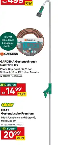 Lagerhaus OKAY Gartendusche Premium Angebot