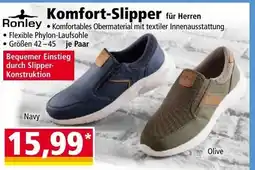 Norma Komfort-Slipper für Herren Angebot