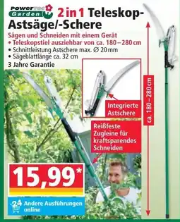 Norma 2in1 Teleskop- Astsäge/-Schere Angebot