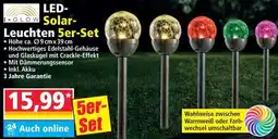 Norma LED- Solar- Leuchten 5er-Set Angebot