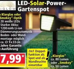 Norma LED-Solar-Power- Gartenspot Angebot
