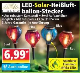 Norma LED-Solar-Heißluft ballon-Stecker Angebot