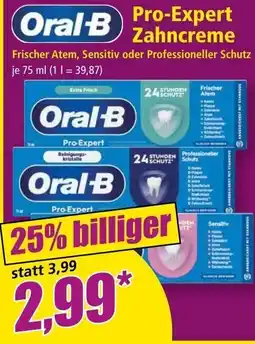 Norma Oral-B Pro-Expert Zahncreme Angebot