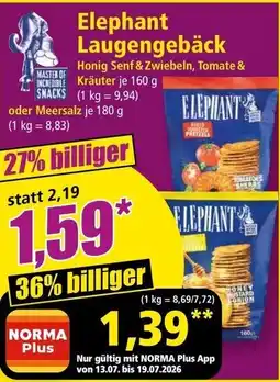 Norma Elephant Laugengebäck Angebot