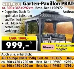 Norma CHILLROI Garten-Pavillon PRATO Angebot