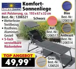 Norma Komfort- Sonnenliege Angebot