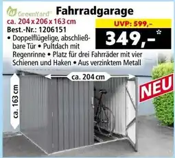 Norma GreenYard Fahrradgarage Angebot