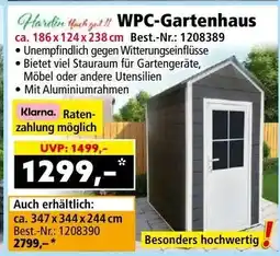 Norma WPC-Gartenhaus Angebot