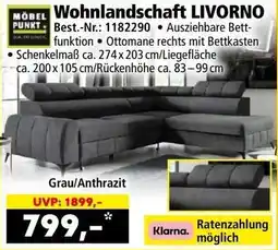 Norma MOBEL Wohnlandschaft LIVORNO Angebot