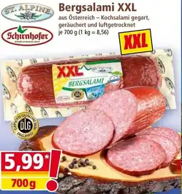 Norma ST. ALPINE Bergsalami XXL Angebot