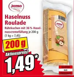 Norma Haselnuss Roulade Angebot