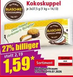 Norma Kokoskuppel Angebot