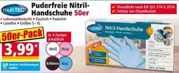 Norma Puderfreie Nitril- Handschuhe 50er Angebot
