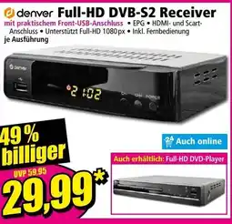 Norma denver Full-HD DVB-S2 Receiver Angebot