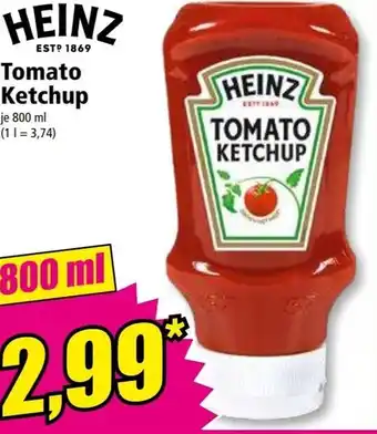 Norma HEINZ Tomato Ketchup Angebot