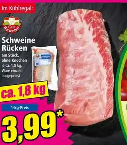 Norma Schweine Rücken Angebot