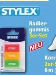 Norma STYLEX Radier- gummis 3er-Set Angebot