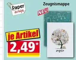 Norma Zeugnismappe Angebot