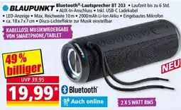Norma BLAUPUNKT Bluetooth®-Lautsprecher BT 203 Angebot