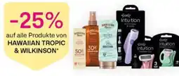Bipa auf alle Produkte von HAWAIIAN TROPIC & WILKINSON Angebot