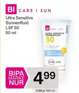 Bipa ULTRA SENSITIVE SONNENFLUID Angebot