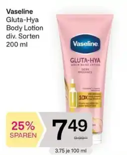 Bipa Vaseline Gluta-Hya Body Lotion Angebot