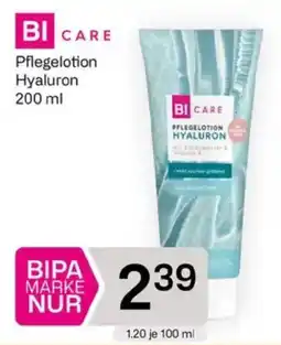 Bipa BI CARE Pflegelotion Hyaluron Angebot