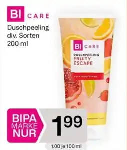 Bipa Duschpeeling div. Sorten Angebot