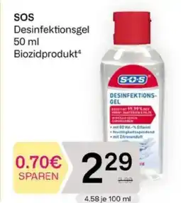 Bipa SOS Desinfektionsgel Angebot