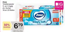Bipa Zewa Toilettenpapier Angebot