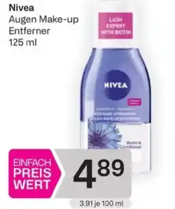 Bipa Nivea Augen Make-up Entferner Angebot
