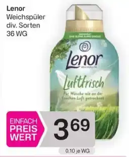 Bipa Lenor Weichspüler div. Sorten= Angebot