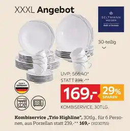 XXXLutz Kombiservice trio highline Angebot