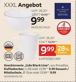 XXXLutz Geschirrserie lido black line Angebot