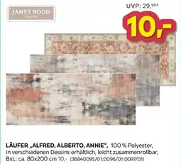 Möbelix James wood läufer alfred alberto annie Angebot