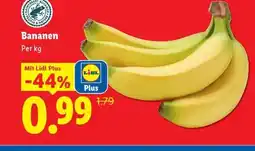 Lidl Bananen Per kg Angebot