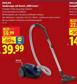 Lidl PHILIPS Staubsauger mit Beutel 2000 Series Angebot
