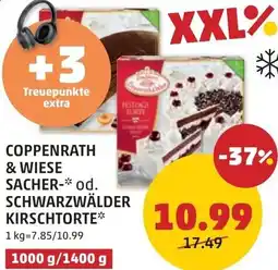 PENNY Coppenrath & wiese sacher- od. schwarzwälder kirschtorte Angebot