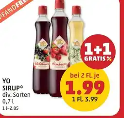 PENNY Yo sirup Angebot