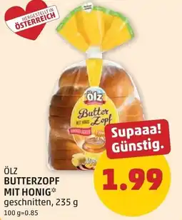PENNY Ölz butterzopf mit honig Angebot