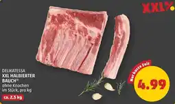 PENNY Delikatessa xxl halbierter bauch Angebot