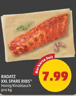 PENNY Radatz xxl spare ribs Angebot