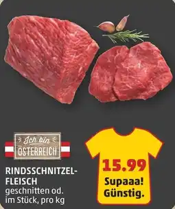 PENNY Rindsschnitzel- fleisch Angebot